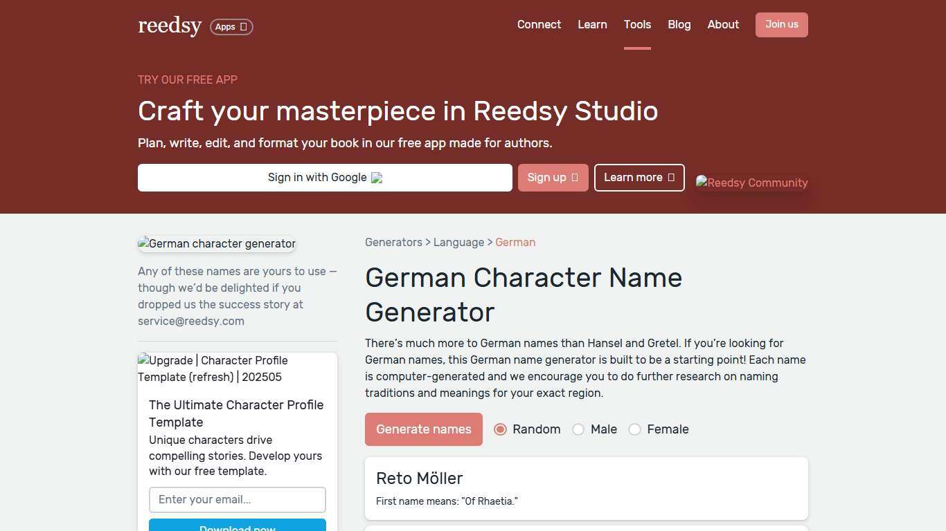 German Name Generator • The ULTIMATE Bank of 50,000+ Names
